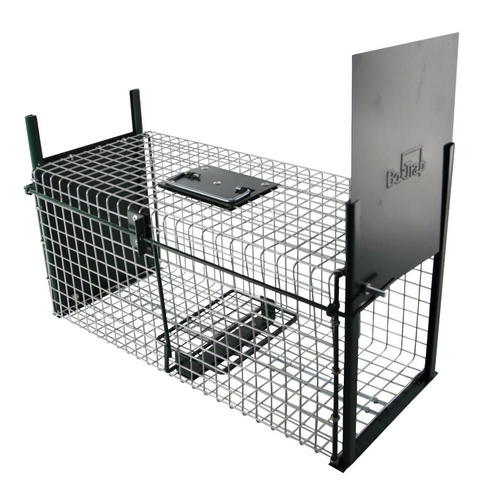 Cage à rats avec glissière, 2 entrées, 50 x 21 x 22.5 cm - BOXTR Cage à rats avec glissière, 2 entrées, 50 x 21 x 22.5 cm - BOXTR
